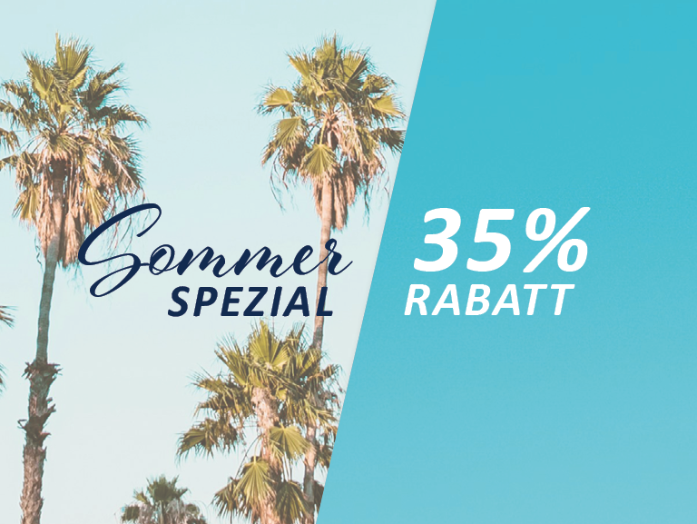 Mehr über den Artikel erfahren SOMMER SPEZIAL: 35% Rabatt