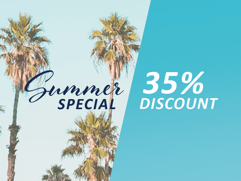 Read more about the article SUMMER SPECIAL: 35% Discount​