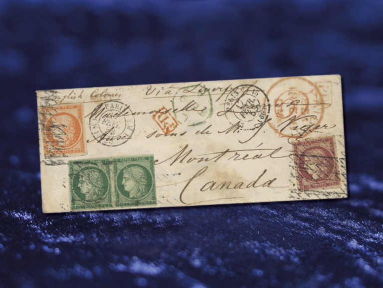 62nd Auction | High bids for early letters from France